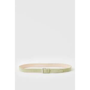 NEW CLOSED men’s suede belt in succulent green